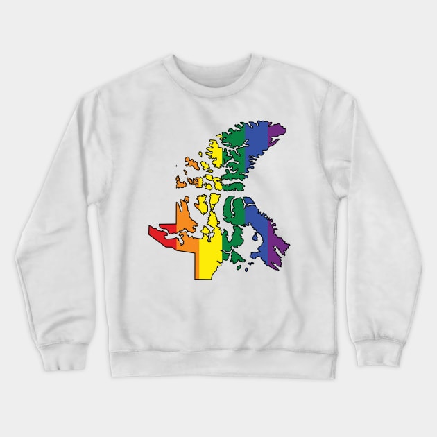 Nunavut Pride! Crewneck Sweatshirt by somekindofguru